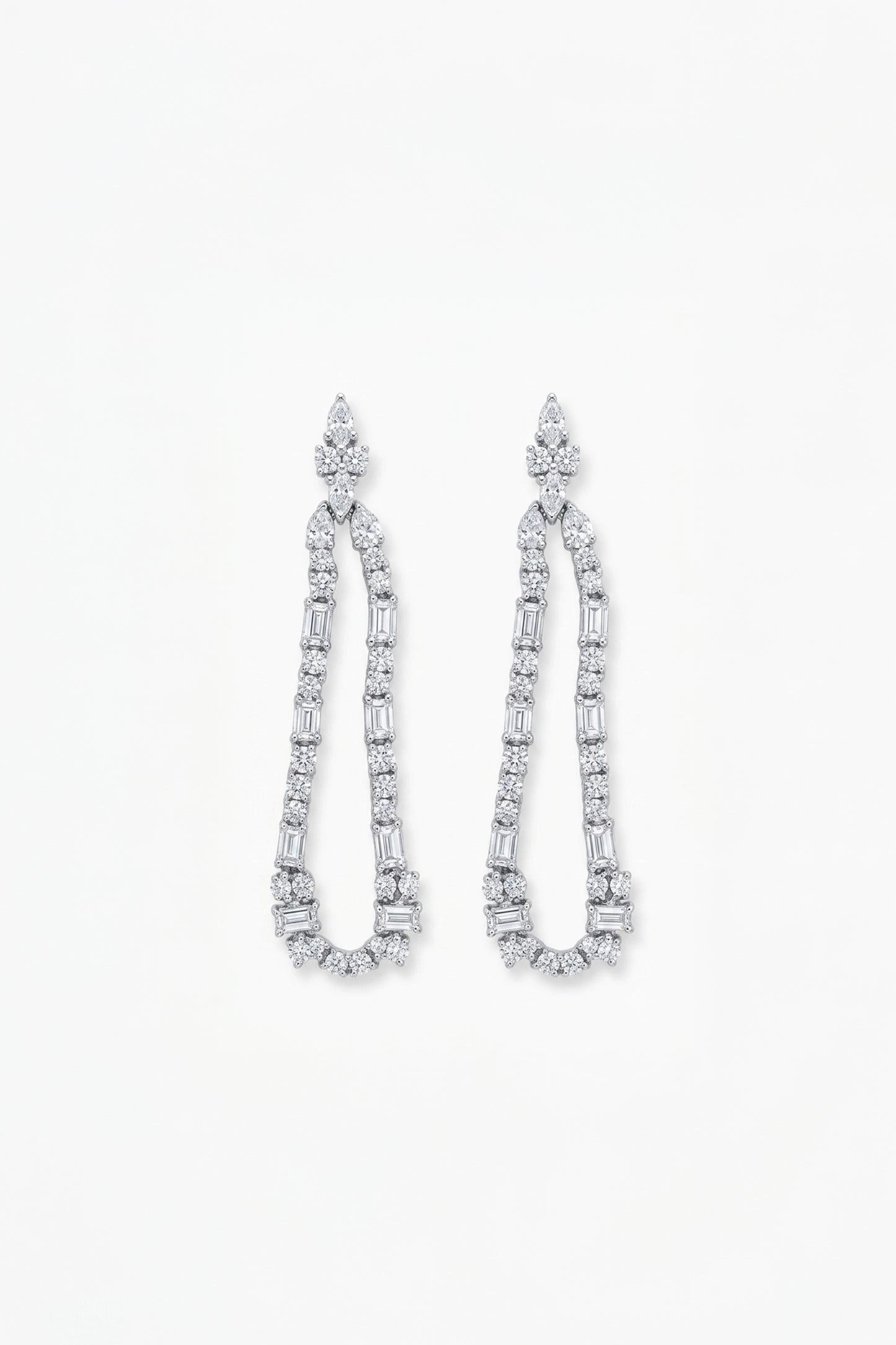 Iris Beam Dangle Earrings