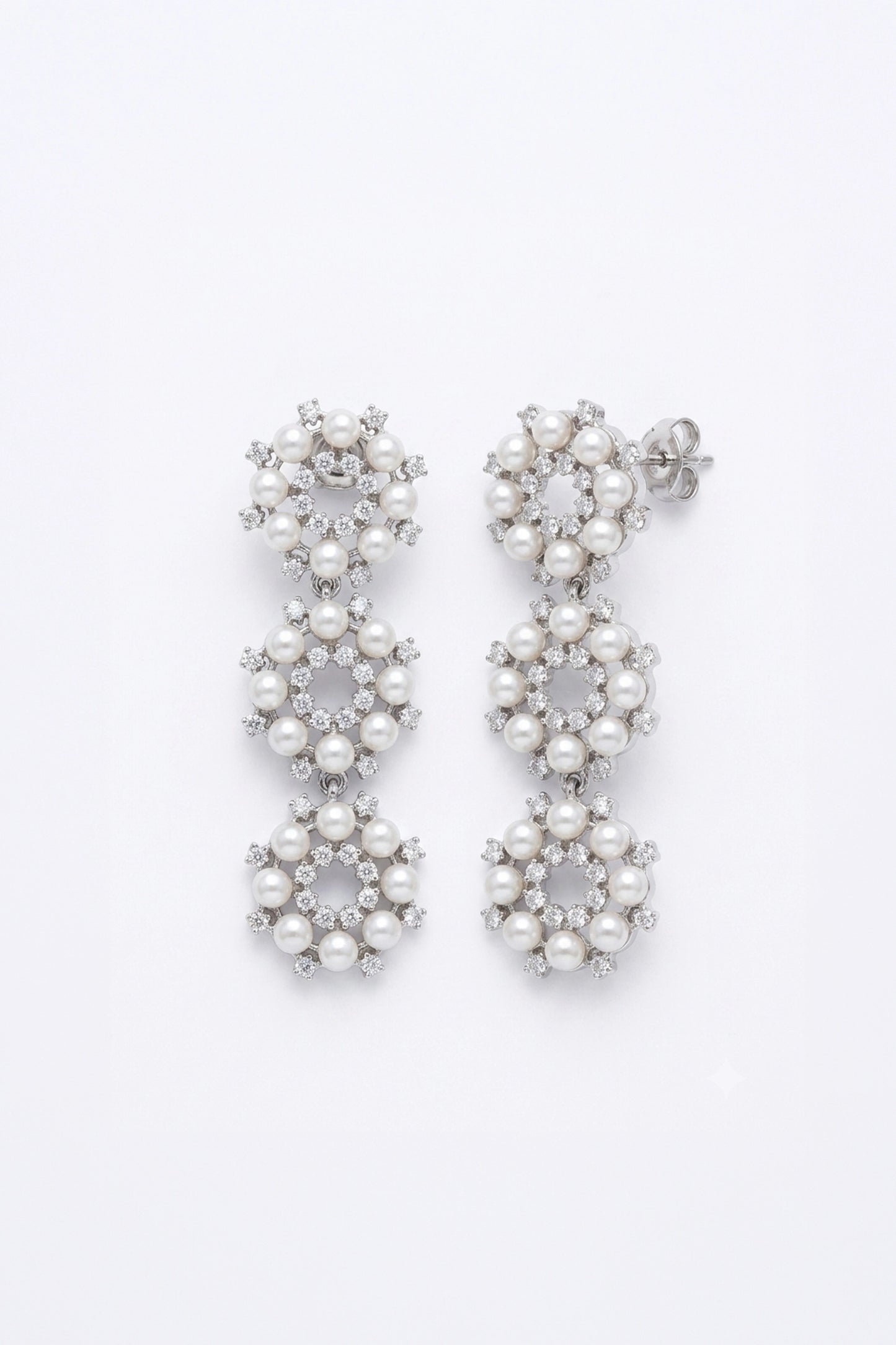 Cascade Radiant Diamond Earrings