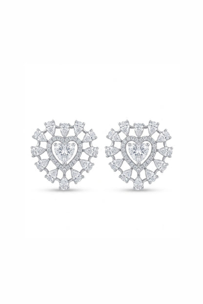 Eternal Heart Diamond Studs