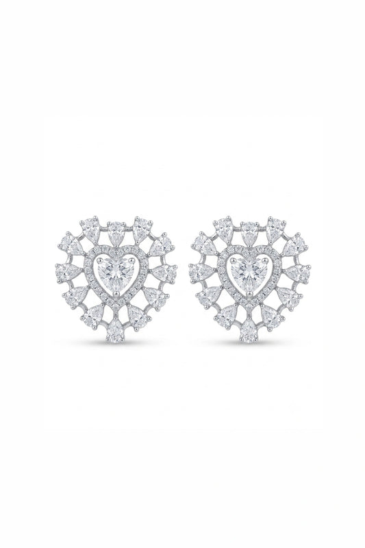 Eternal Heart Diamond Studs
