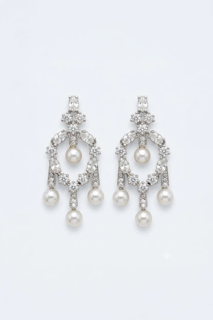 Classic Diamond Drop Earrings
