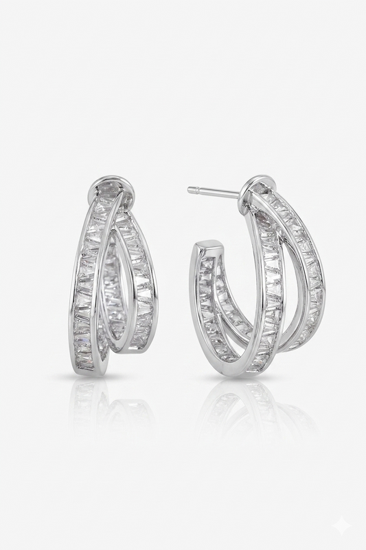 Pear Drop Solitaire Earrings