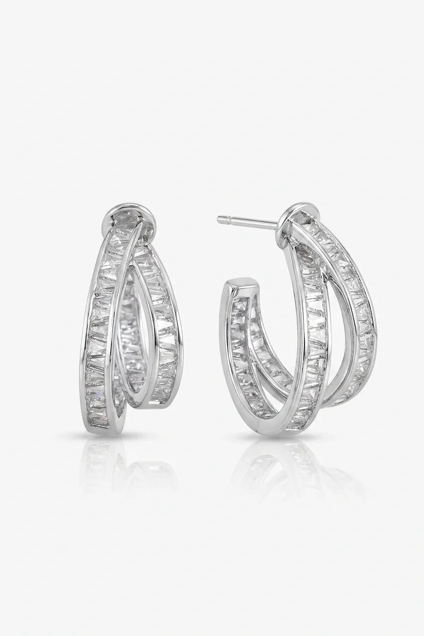 Pear Drop Solitaire Earrings