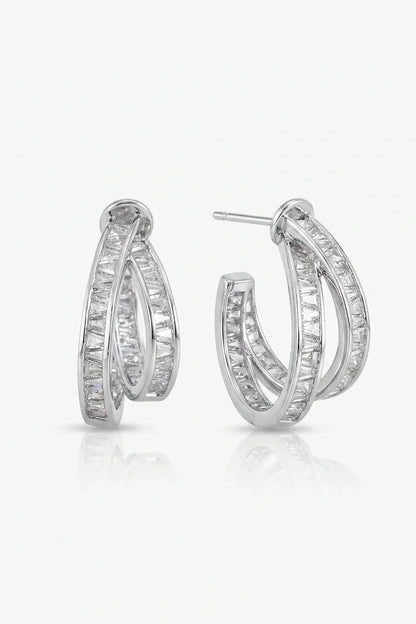 Pear Drop Solitaire Earrings