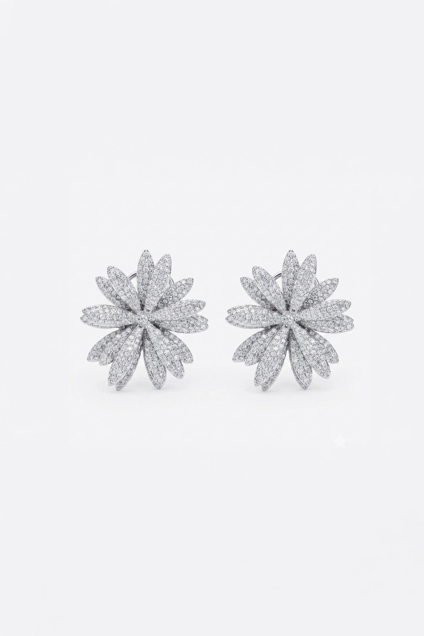 Radiant Form Diamond Earrings