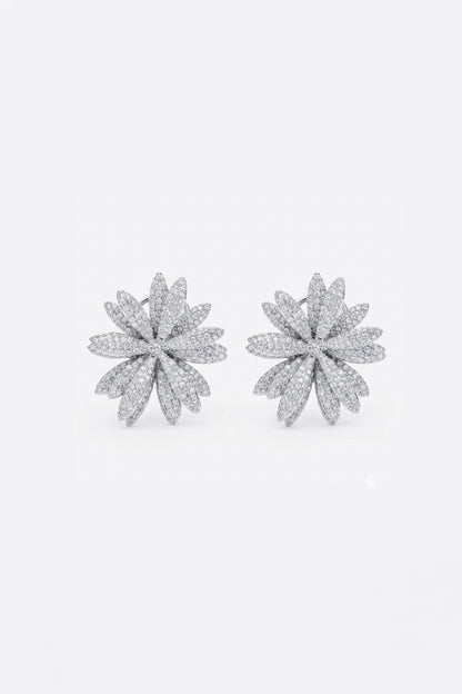 Radiant Form Diamond Earrings