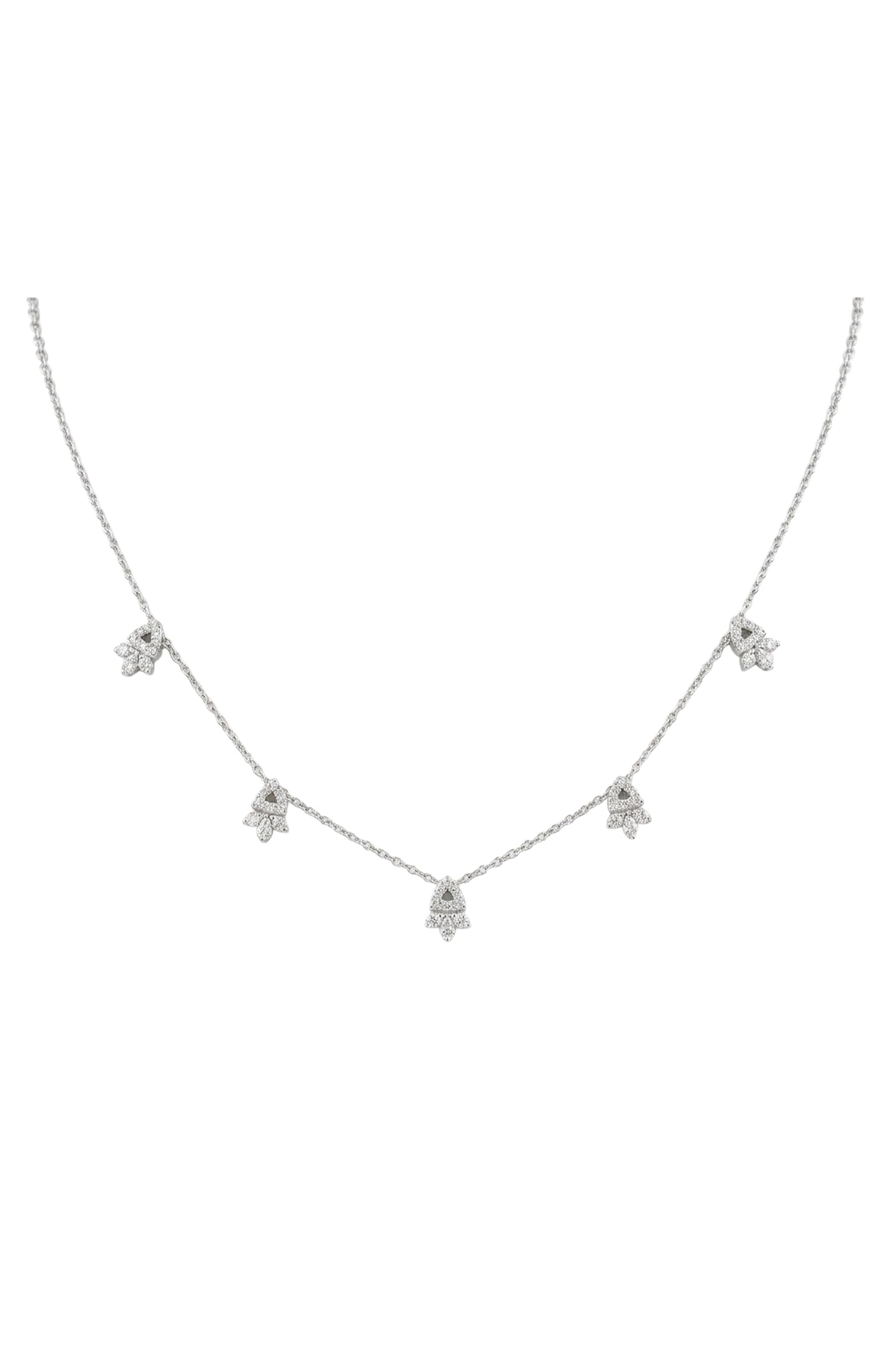 Round Yellow Diamond Necklace