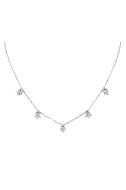Round Yellow Diamond Necklace