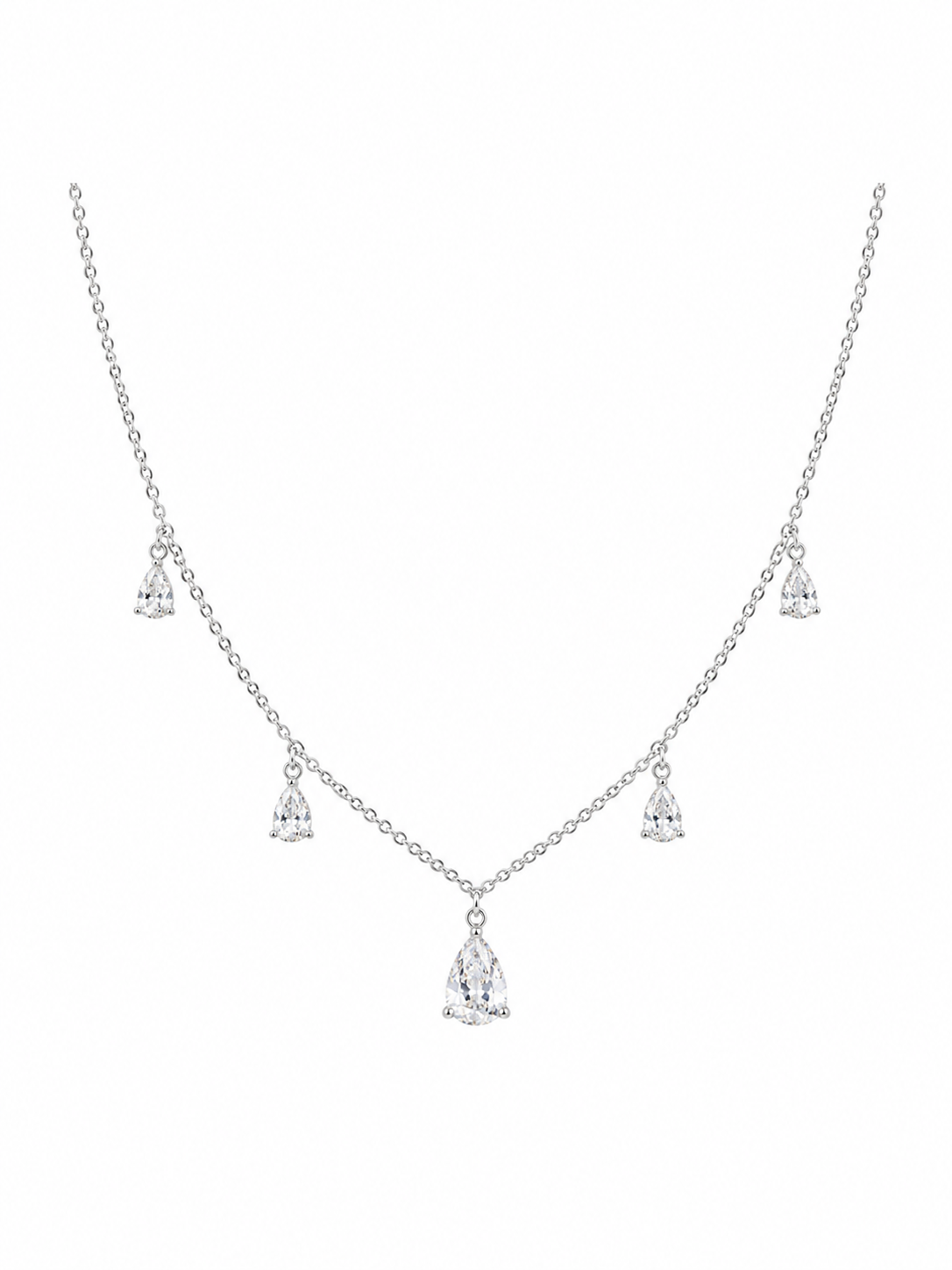 Celeste Teardrop Charm Necklace