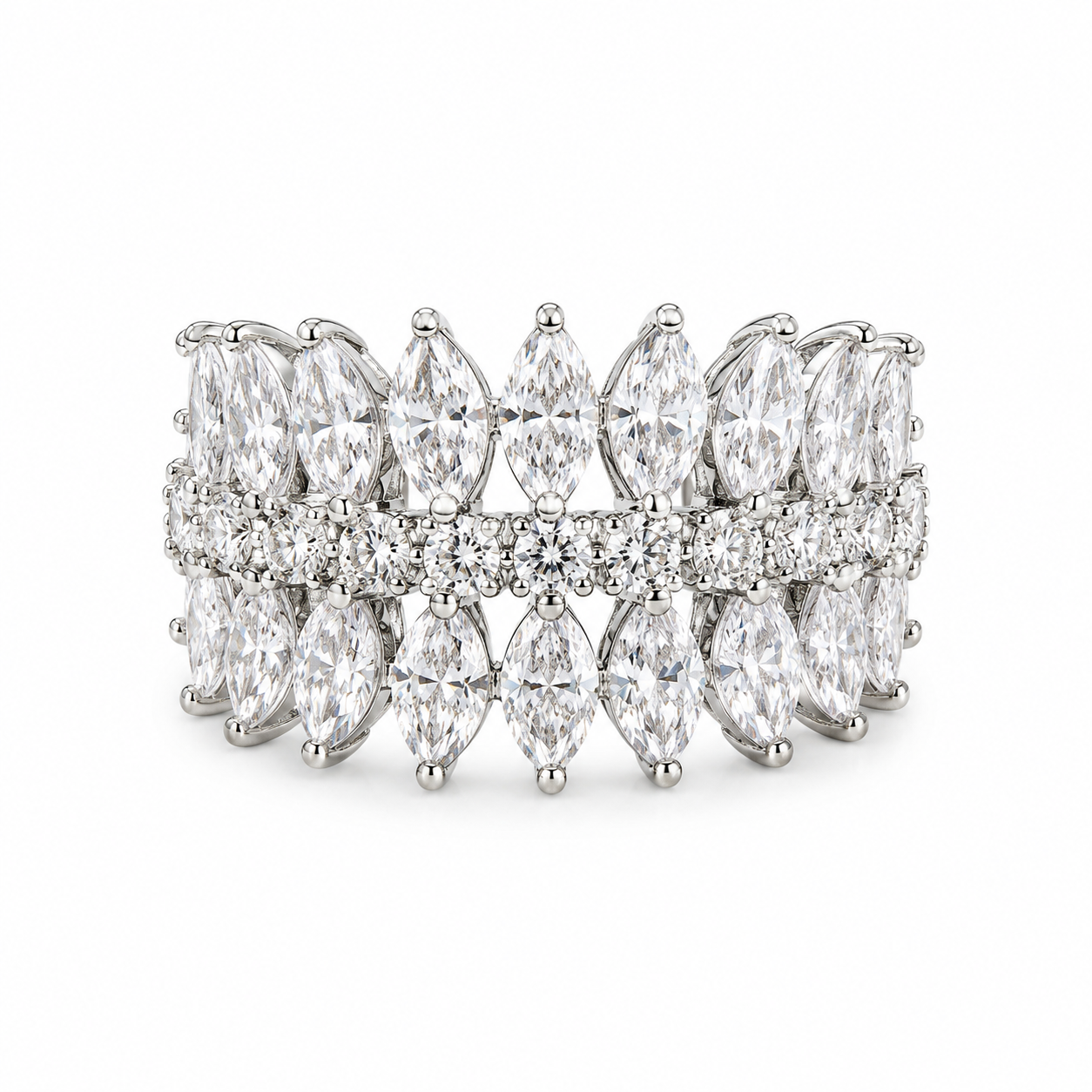 Celestial Marquise Adjustable Eternity Ring