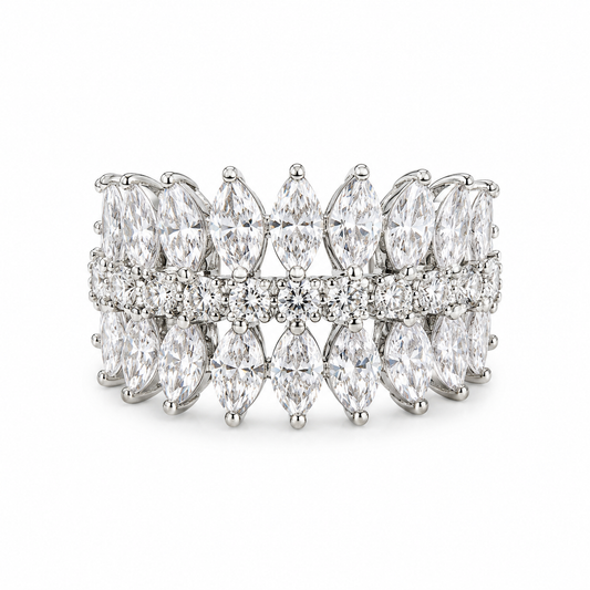 Celestial Marquise Adjustable Eternity Ring
