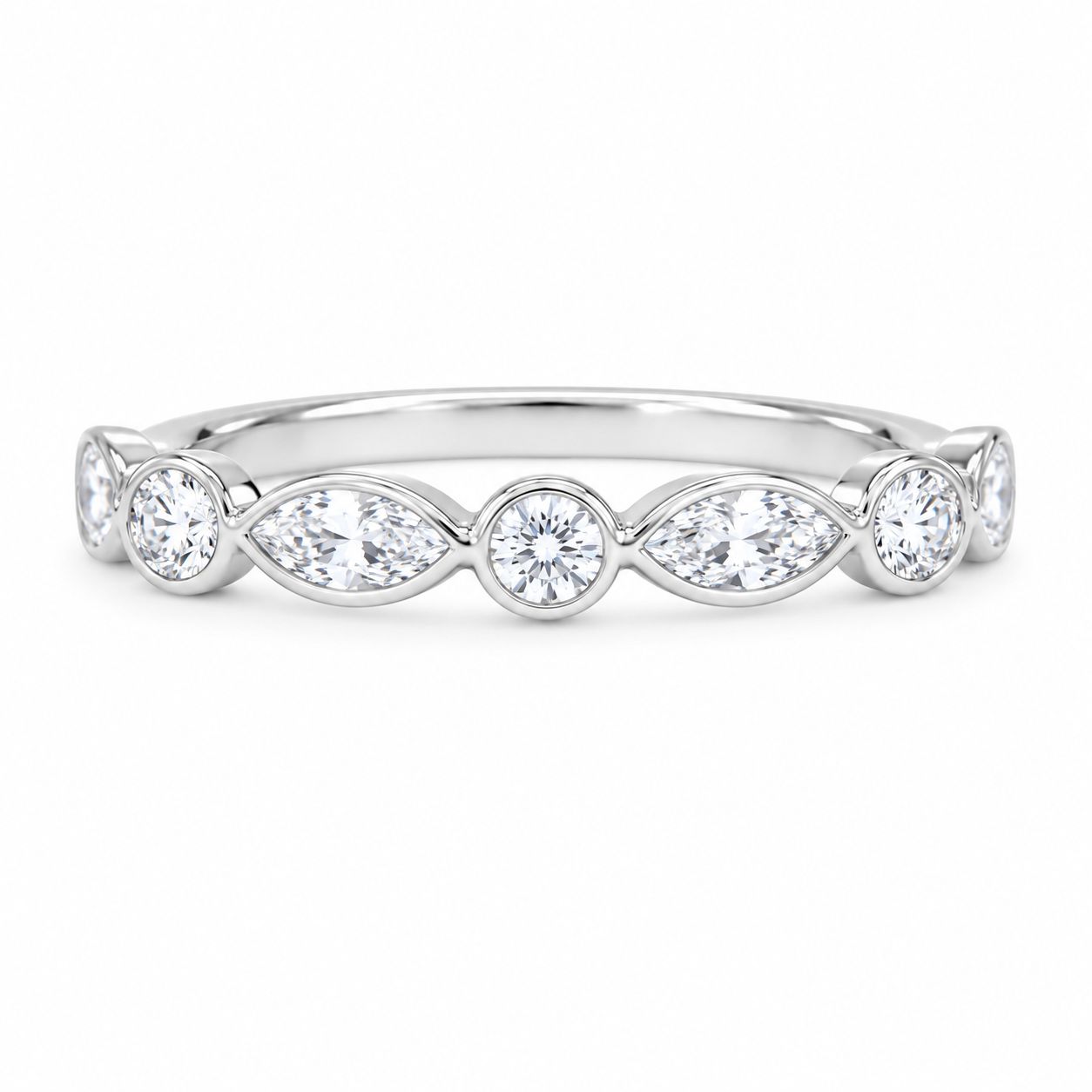 Celeste Marquise Diamond Band Ring