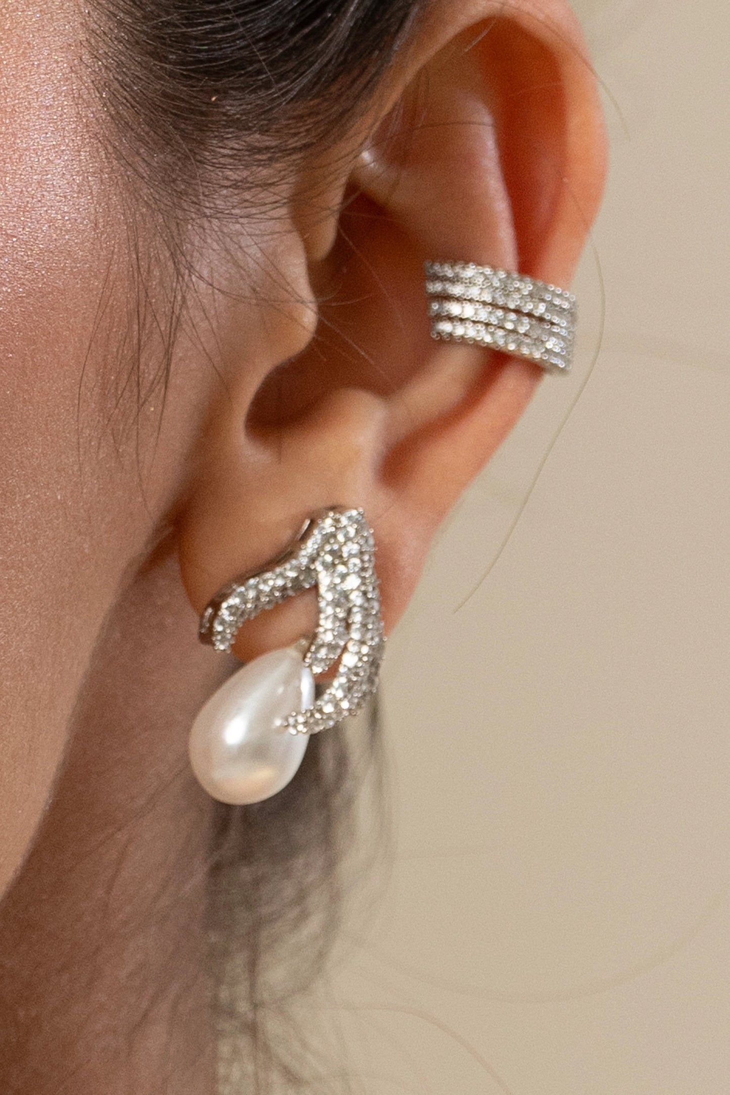 Baguette Yellow Diamond Earrings