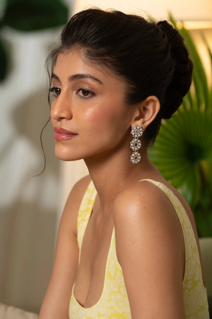 Cascade Radiant Diamond Earrings