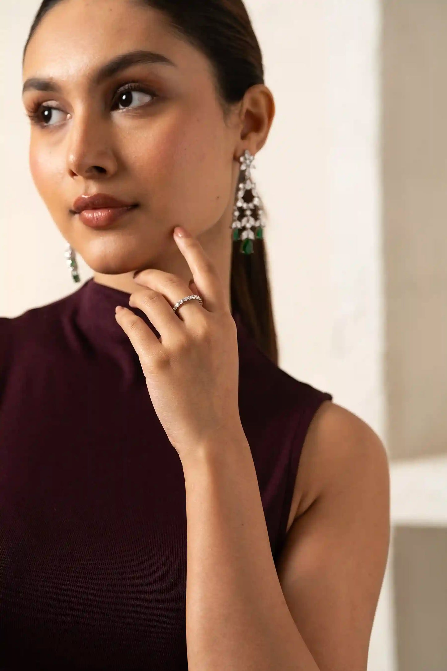 Diamond Bezel Eternity Band