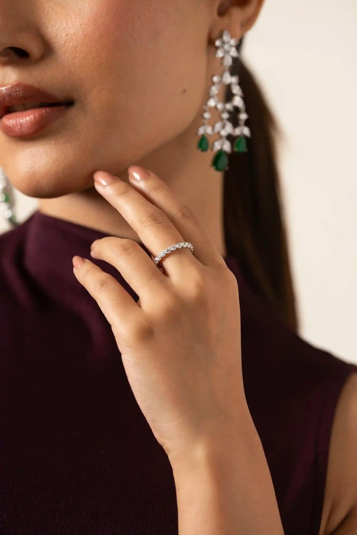 Diamond Bezel Eternity Band