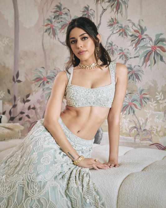 SAFIRA FAUX JADAU BANGLE