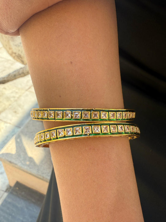 Rishika Polki Diamond Eternity SP Bangle