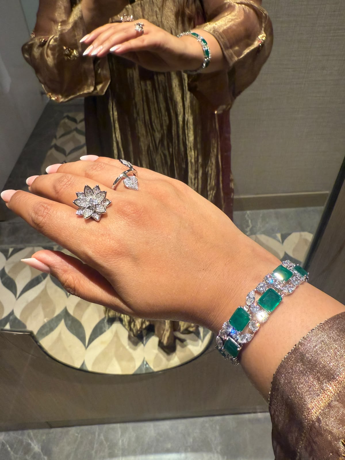 Blooming Garden Floral Statement Ring