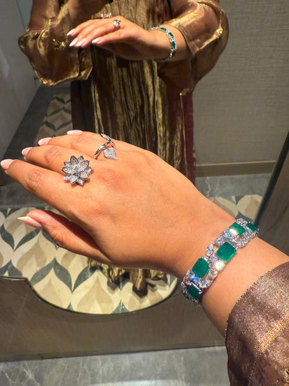 Blooming Garden Floral Statement Ring