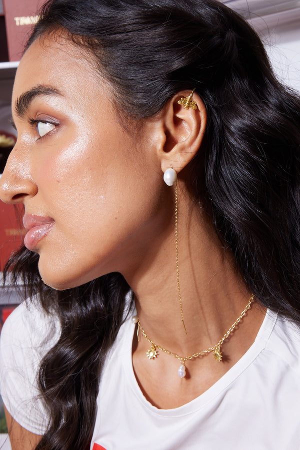 Eshvaani Sun & Pearl Necklace